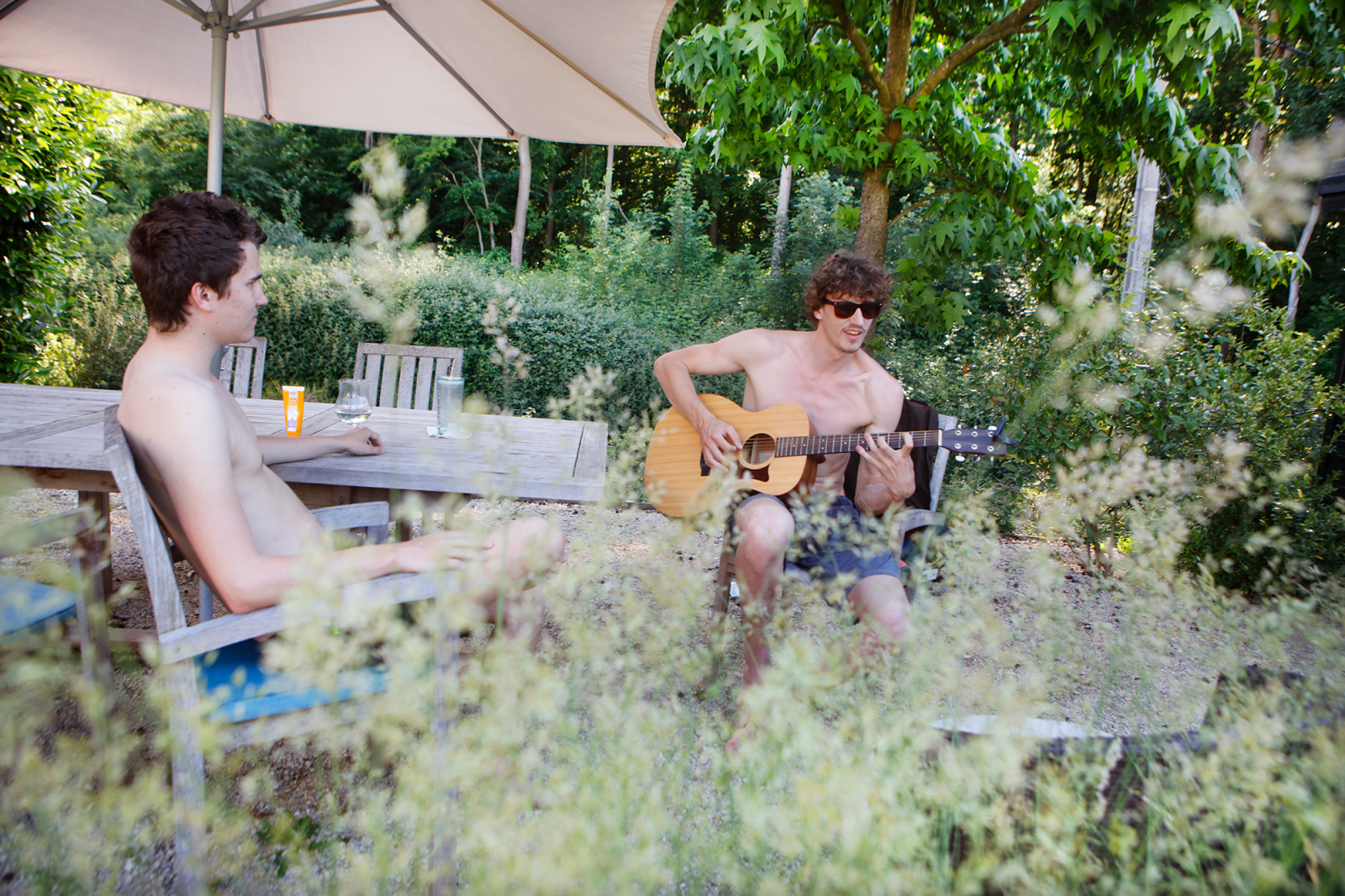 Vakantie in eigen tuin