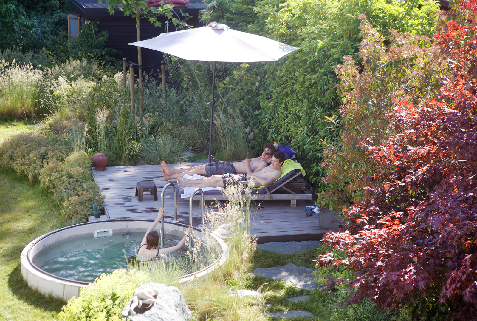 Vakantie in eigen tuin